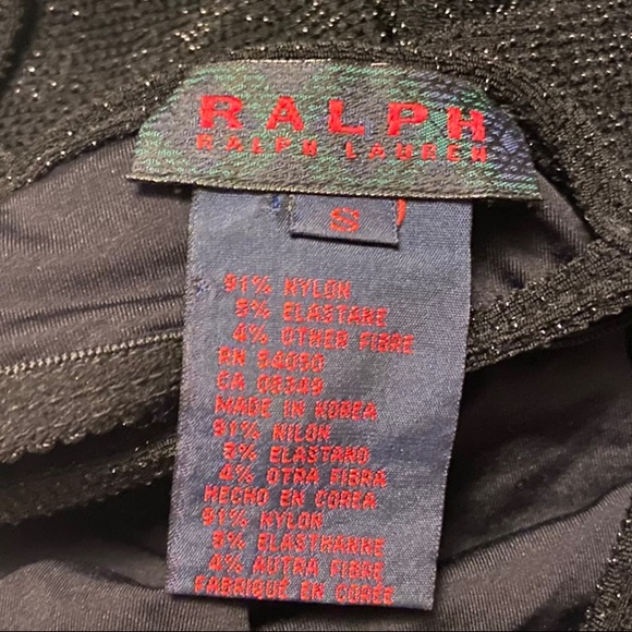 Vintage Ralph Lauren Gown, Black Shimmer - Picture 4 of 7